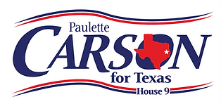 Paulette Carson for Texas full color logo