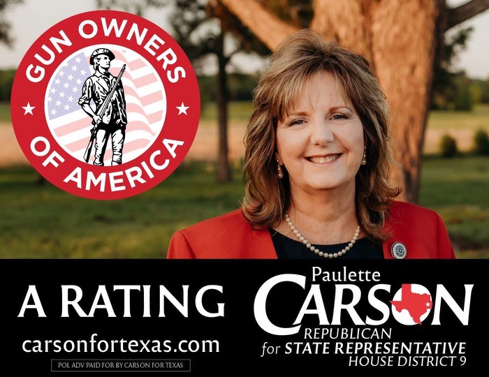 Gun Owners of America Endorses Paulette Carson