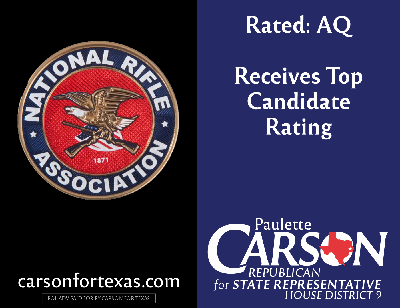 The NRA Endorses Paulette Carson