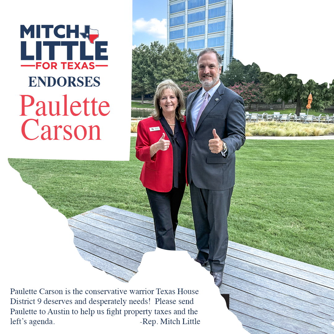 Mitch Little endorses Paulette Carson